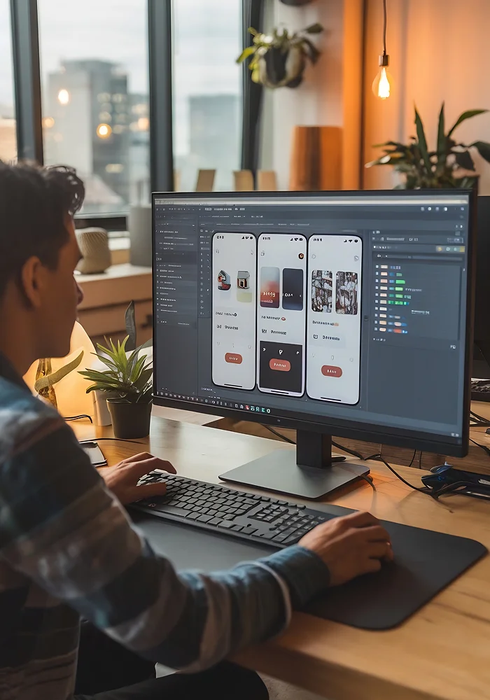 Web app redesign services